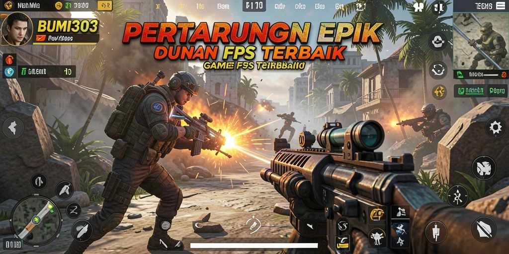 Tampilan menarik dari gameplay BUMI303 yang seru dan mendebarkan.
