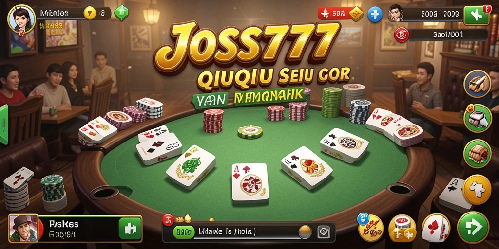 Screenshot permainan QiuQiu JOSS777 yang menarik.