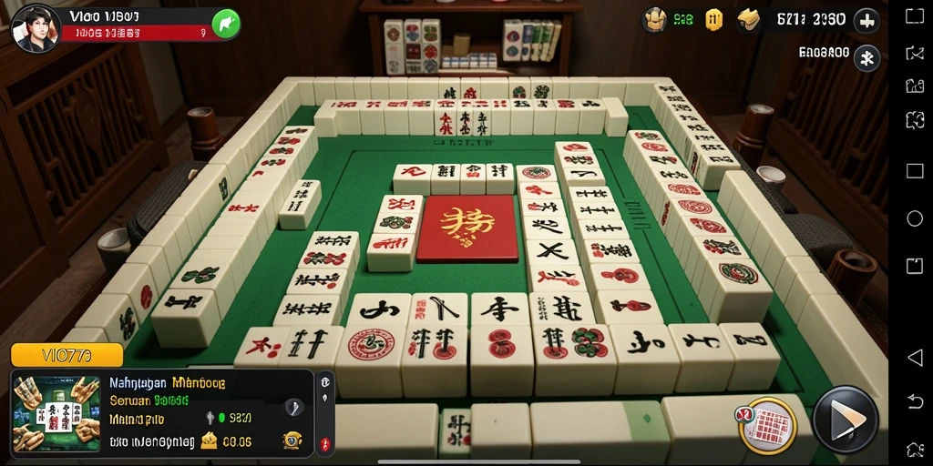 Screenshot gameplay VIO77 menampilkan serunya permainan Mahjong.