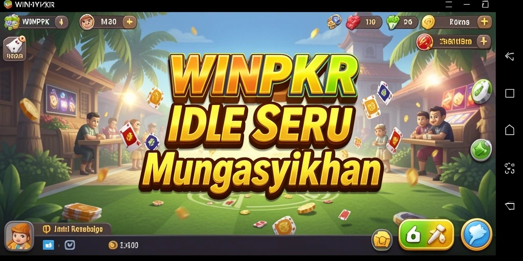 Screenshot WINPKR menampilkan gameplay Idle yang mengasyikkan.