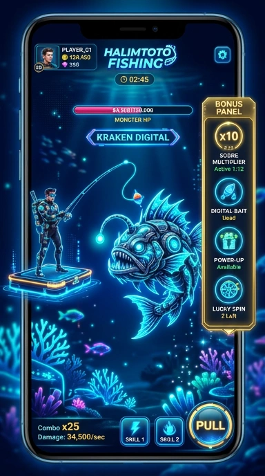 Tampilan aplikasi halimtoto yang menarik dan informatif.